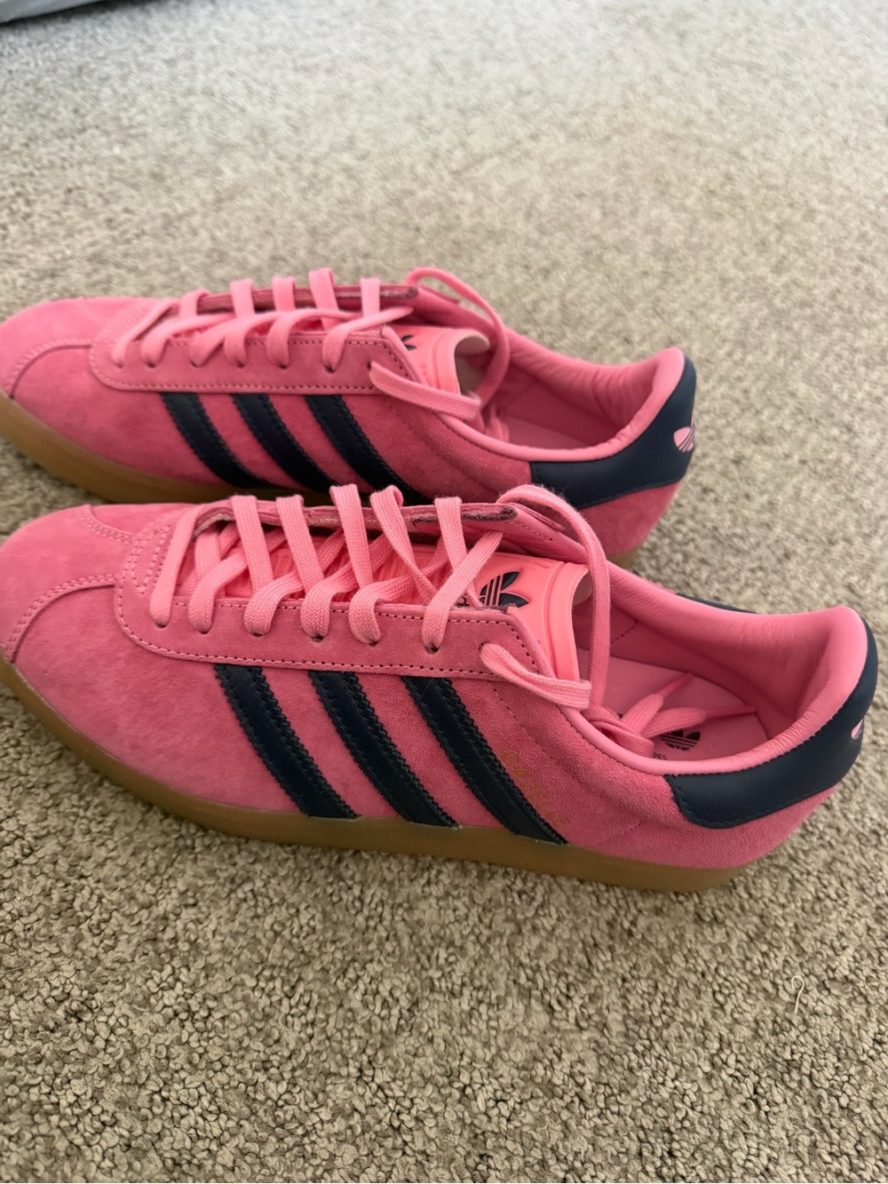 Adidas Gazelle Sneakers Bliss Pink Dark Blue - Picture 3 of 7